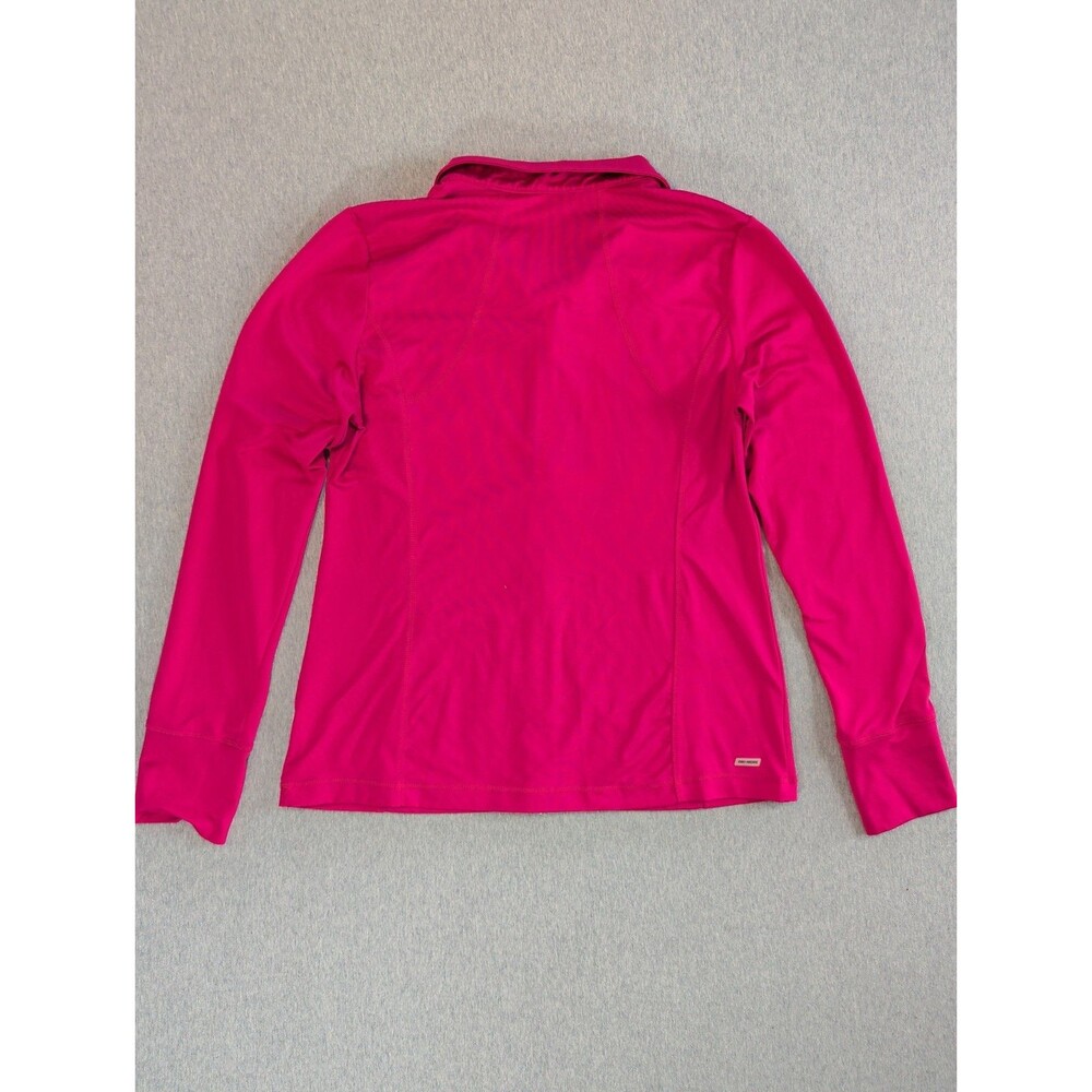 Danskin Now Womens L Smokin Hot Pink Jacket Stretch Breathable Active wear Gym - Picture 8 of 11